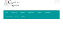 Tablet Screenshot of carolinaspaces.com